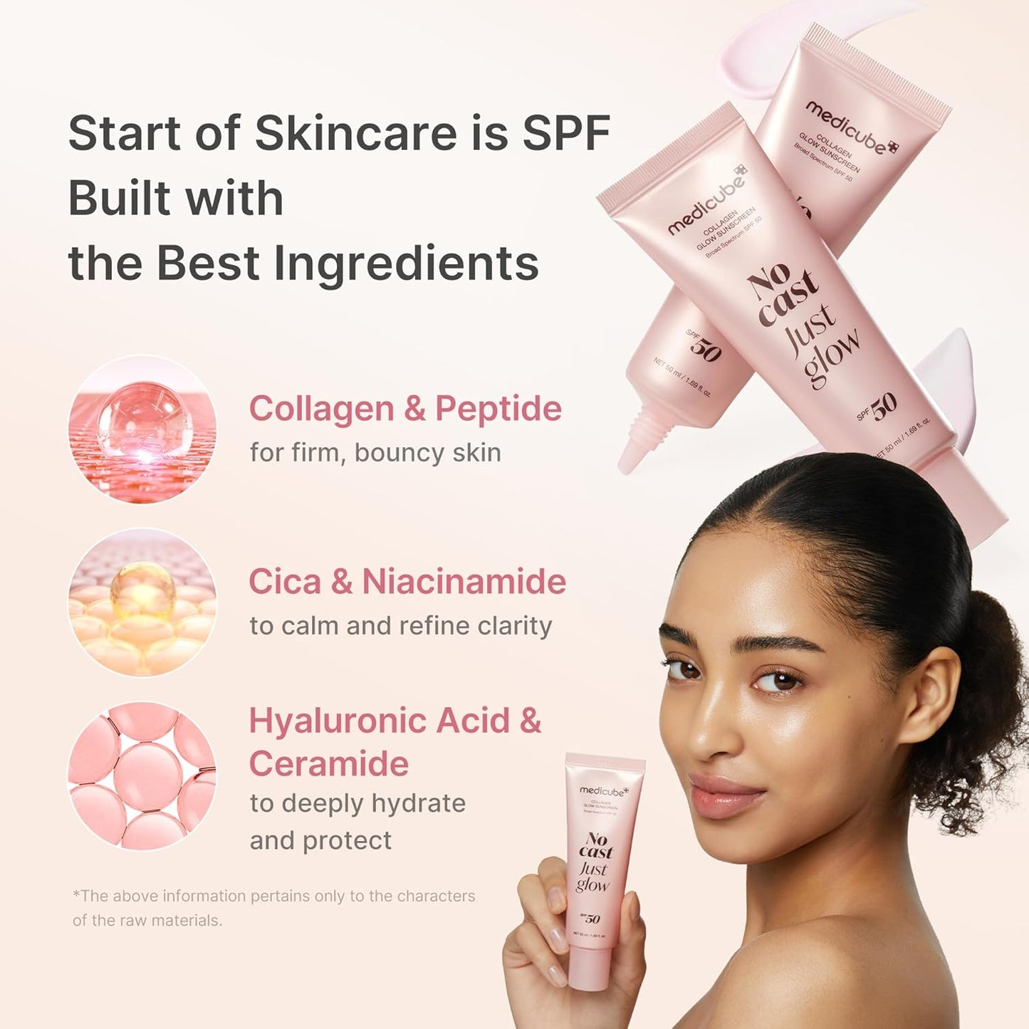 -Medicube No Cast Just Glow Collagen Sunscreen